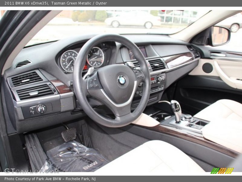 Tasman Green Metallic / Oyster 2011 BMW X6 xDrive35i