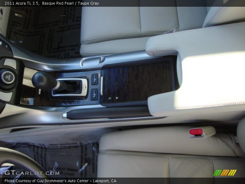 Basque Red Pearl / Taupe Gray 2011 Acura TL 3.5