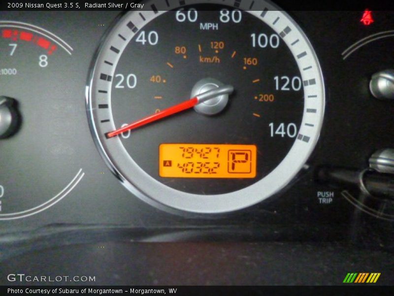 Radiant Silver / Gray 2009 Nissan Quest 3.5 S