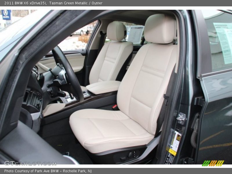Tasman Green Metallic / Oyster 2011 BMW X6 xDrive35i