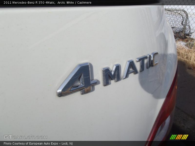 Arctic White / Cashmere 2011 Mercedes-Benz R 350 4Matic