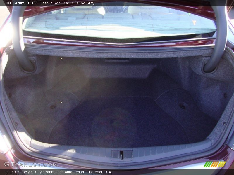 Basque Red Pearl / Taupe Gray 2011 Acura TL 3.5