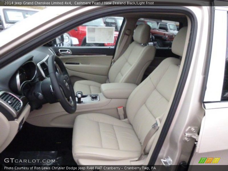 Front Seat of 2014 Grand Cherokee Limited 4x4