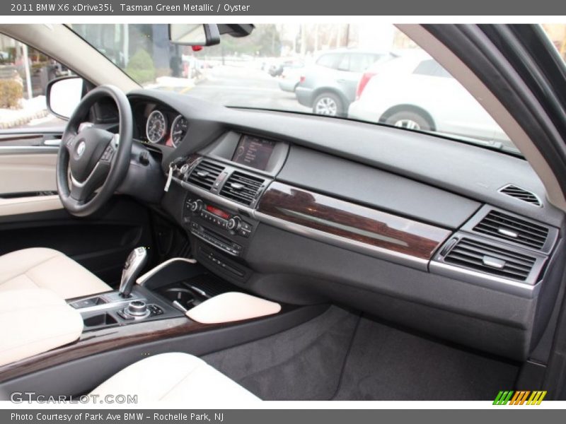 Tasman Green Metallic / Oyster 2011 BMW X6 xDrive35i