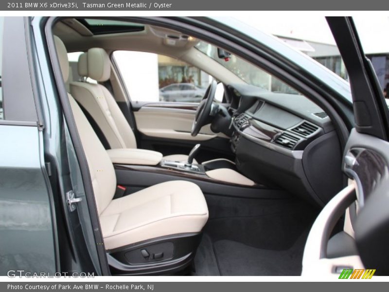 Tasman Green Metallic / Oyster 2011 BMW X6 xDrive35i