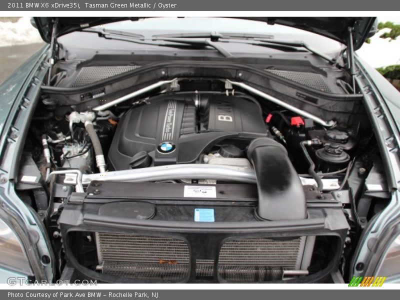 Tasman Green Metallic / Oyster 2011 BMW X6 xDrive35i