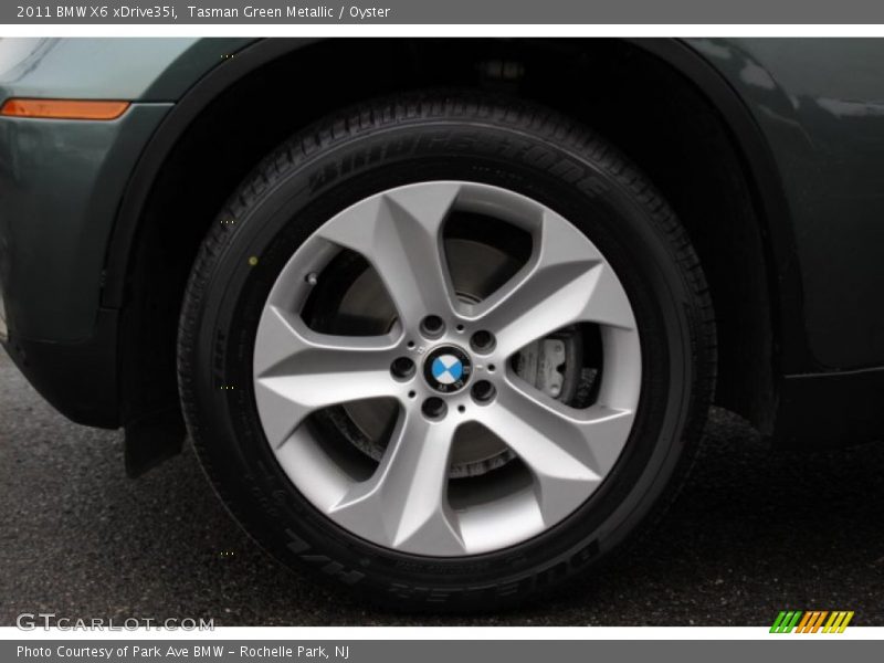 Tasman Green Metallic / Oyster 2011 BMW X6 xDrive35i
