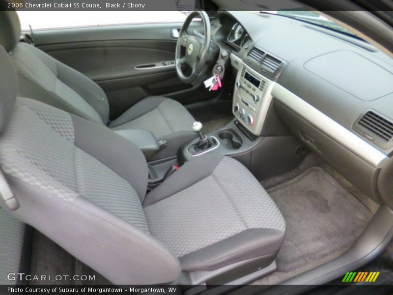  2006 Cobalt SS Coupe Ebony Interior