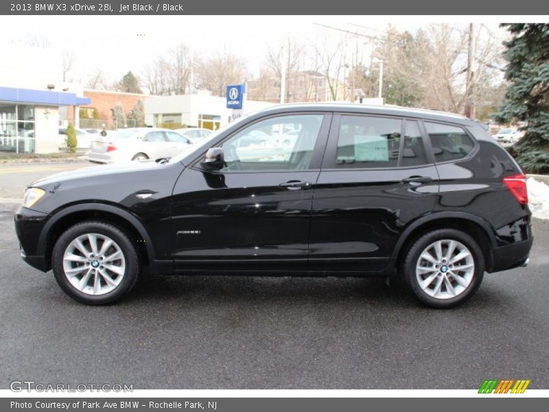 Jet Black / Black 2013 BMW X3 xDrive 28i