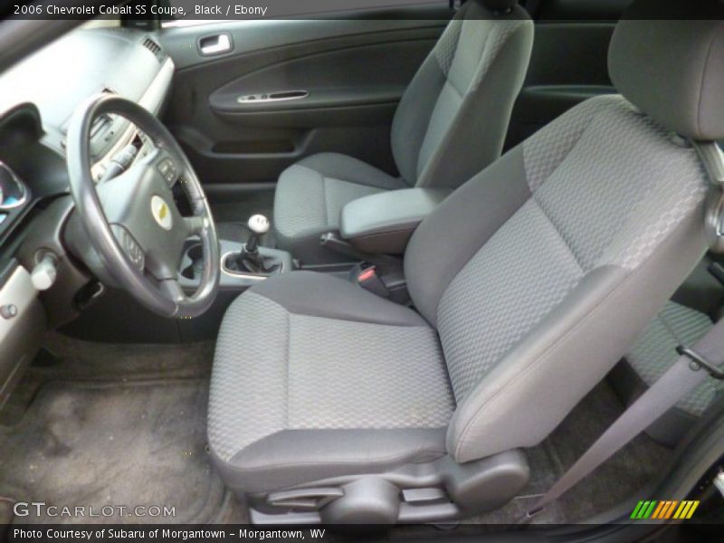 Front Seat of 2006 Cobalt SS Coupe