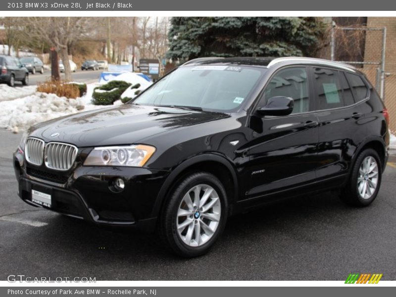 Jet Black / Black 2013 BMW X3 xDrive 28i
