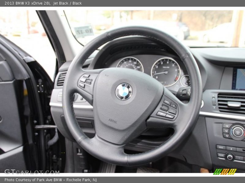 Jet Black / Black 2013 BMW X3 xDrive 28i