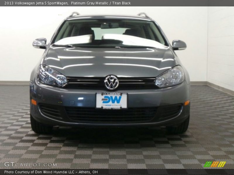 Platinum Gray Metallic / Titan Black 2013 Volkswagen Jetta S SportWagen