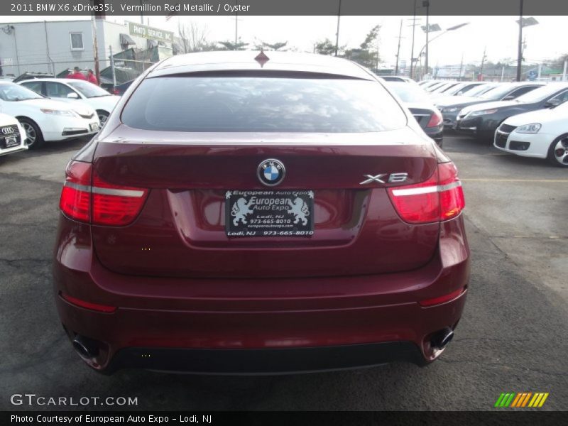 Vermillion Red Metallic / Oyster 2011 BMW X6 xDrive35i