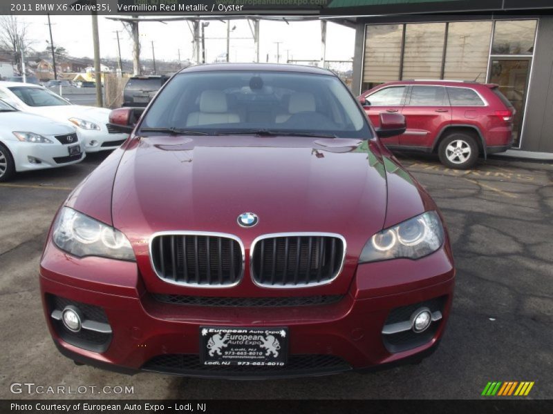 Vermillion Red Metallic / Oyster 2011 BMW X6 xDrive35i