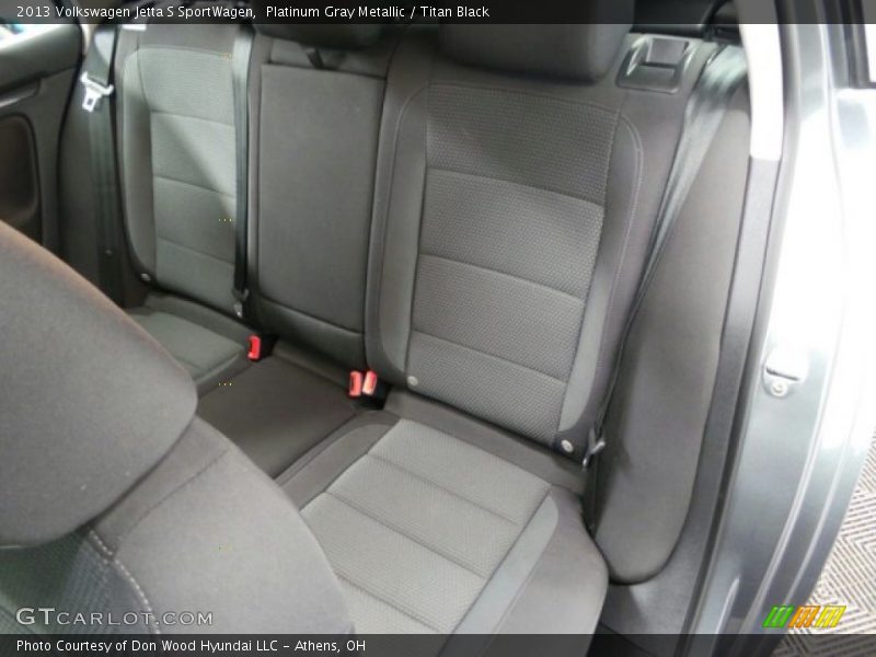 Rear Seat of 2013 Jetta S SportWagen