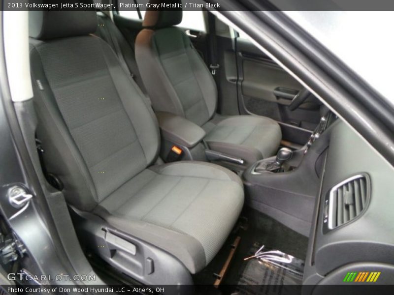 Platinum Gray Metallic / Titan Black 2013 Volkswagen Jetta S SportWagen