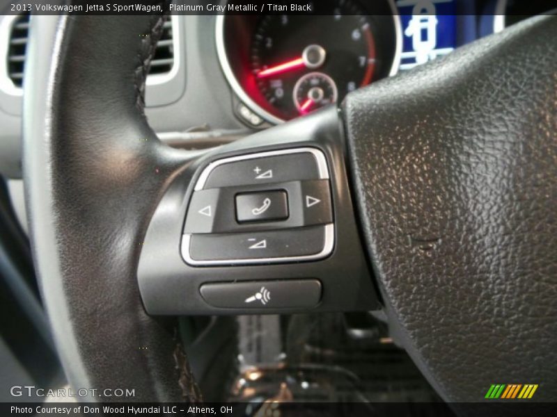 Platinum Gray Metallic / Titan Black 2013 Volkswagen Jetta S SportWagen