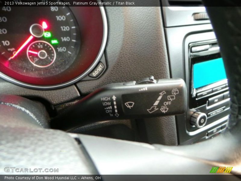 Platinum Gray Metallic / Titan Black 2013 Volkswagen Jetta S SportWagen