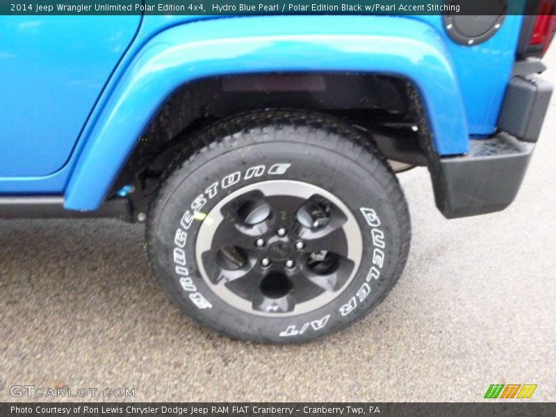 Hydro Blue Pearl / Polar Edition Black w/Pearl Accent Stitching 2014 Jeep Wrangler Unlimited Polar Edition 4x4
