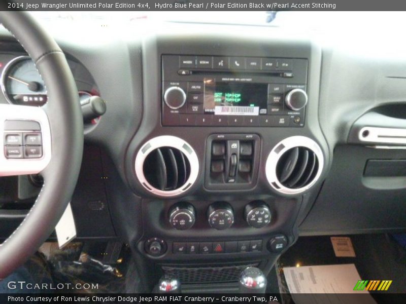 Hydro Blue Pearl / Polar Edition Black w/Pearl Accent Stitching 2014 Jeep Wrangler Unlimited Polar Edition 4x4