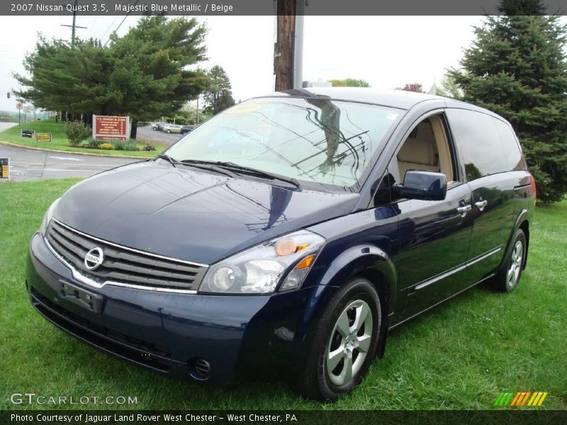 Majestic Blue Metallic / Beige 2007 Nissan Quest 3.5