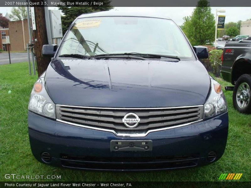 Majestic Blue Metallic / Beige 2007 Nissan Quest 3.5