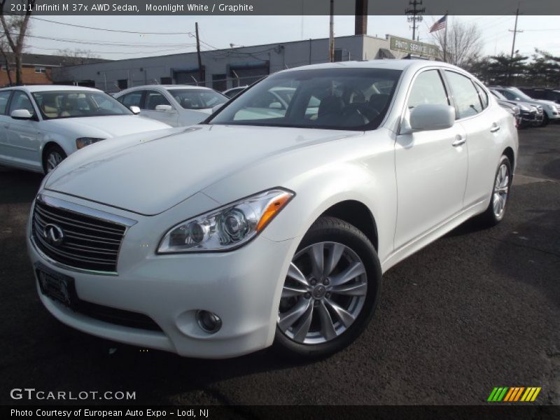 Moonlight White / Graphite 2011 Infiniti M 37x AWD Sedan