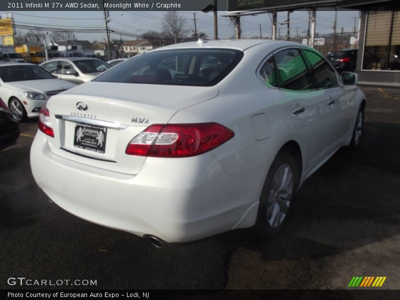 Moonlight White / Graphite 2011 Infiniti M 37x AWD Sedan