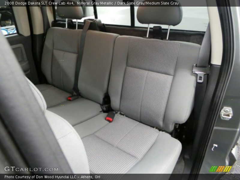 Mineral Gray Metallic / Dark Slate Gray/Medium Slate Gray 2008 Dodge Dakota SLT Crew Cab 4x4