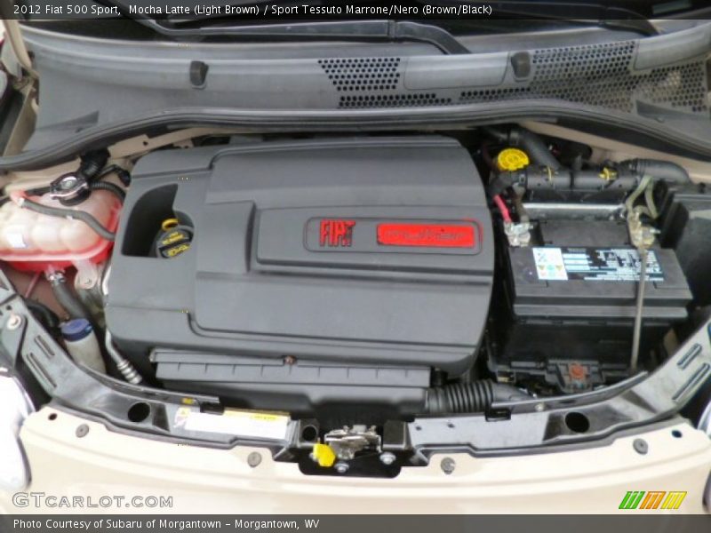 Mocha Latte (Light Brown) / Sport Tessuto Marrone/Nero (Brown/Black) 2012 Fiat 500 Sport