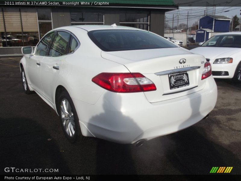 Moonlight White / Graphite 2011 Infiniti M 37x AWD Sedan