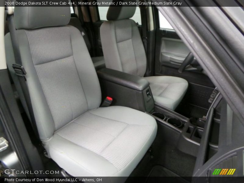 Mineral Gray Metallic / Dark Slate Gray/Medium Slate Gray 2008 Dodge Dakota SLT Crew Cab 4x4