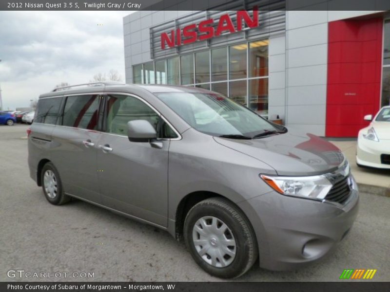 Twilight Gray / Gray 2012 Nissan Quest 3.5 S