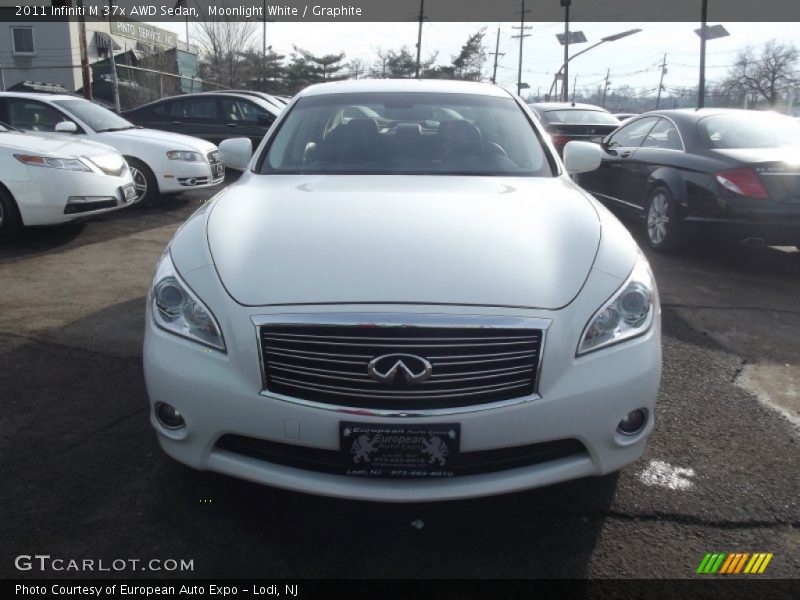 Moonlight White / Graphite 2011 Infiniti M 37x AWD Sedan