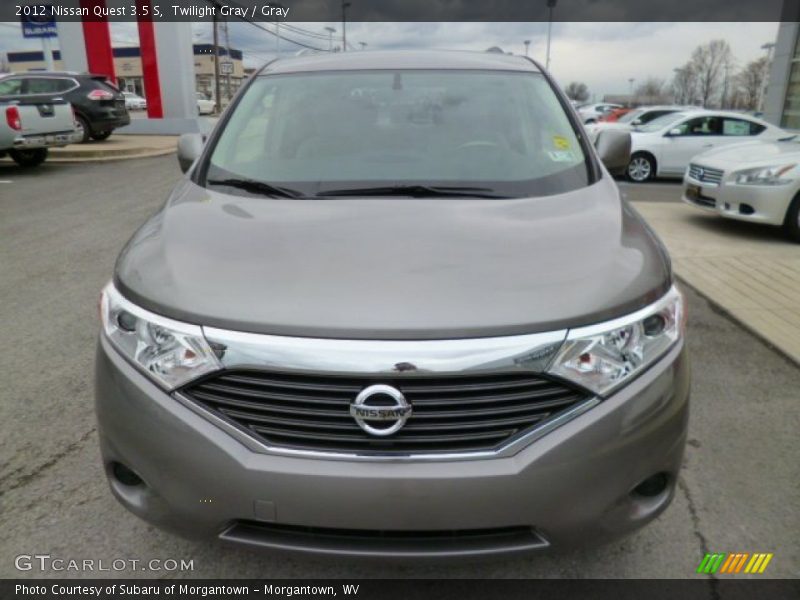 Twilight Gray / Gray 2012 Nissan Quest 3.5 S