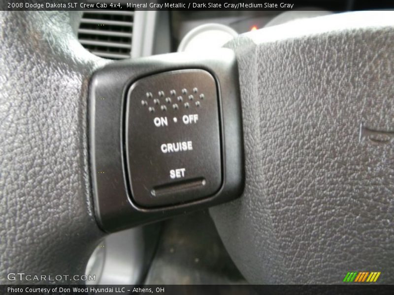 Mineral Gray Metallic / Dark Slate Gray/Medium Slate Gray 2008 Dodge Dakota SLT Crew Cab 4x4