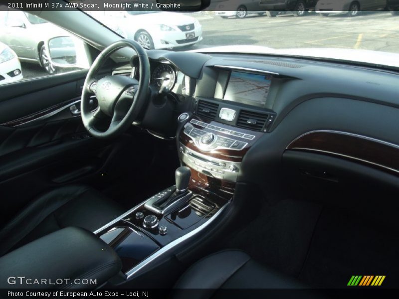 Moonlight White / Graphite 2011 Infiniti M 37x AWD Sedan