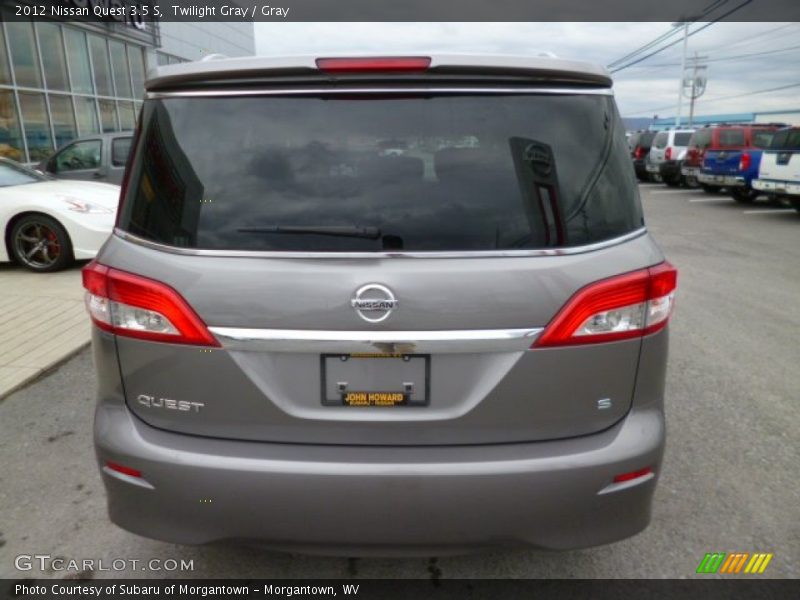 Twilight Gray / Gray 2012 Nissan Quest 3.5 S