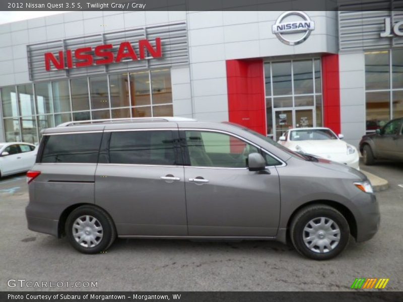 Twilight Gray / Gray 2012 Nissan Quest 3.5 S