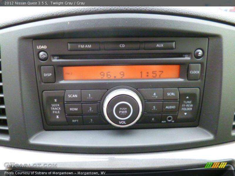 Twilight Gray / Gray 2012 Nissan Quest 3.5 S