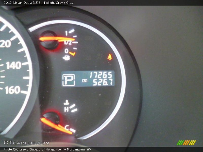 Twilight Gray / Gray 2012 Nissan Quest 3.5 S