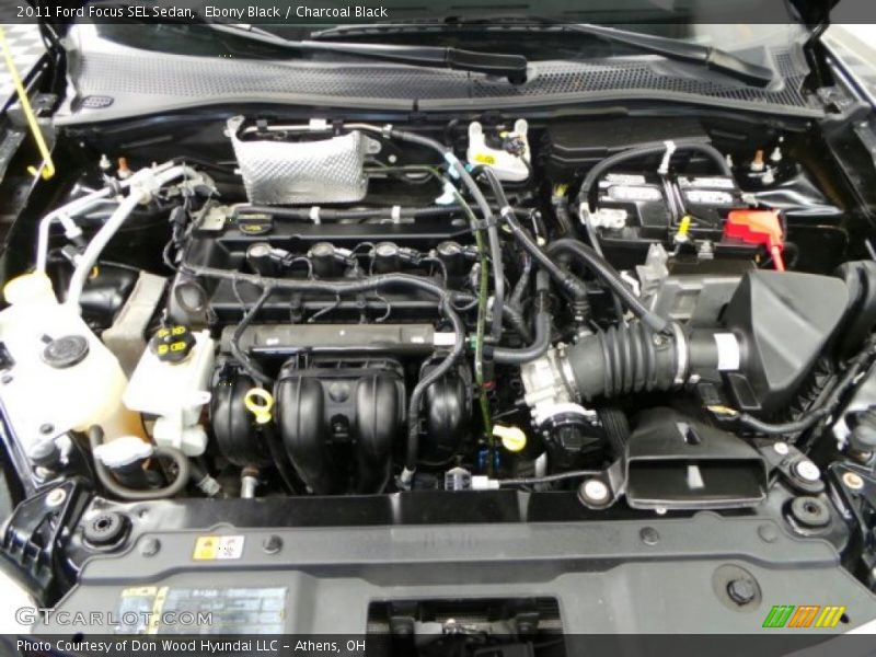 Ebony Black / Charcoal Black 2011 Ford Focus SEL Sedan