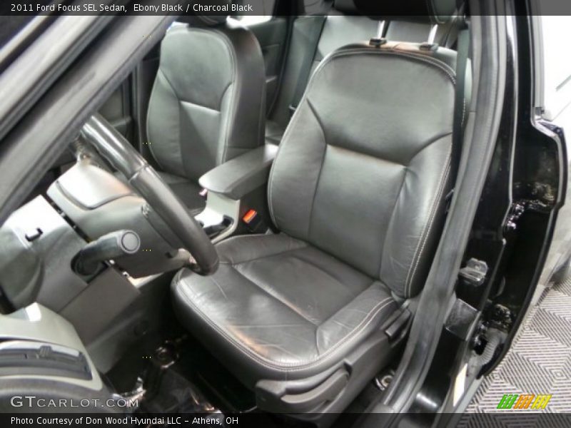 Ebony Black / Charcoal Black 2011 Ford Focus SEL Sedan