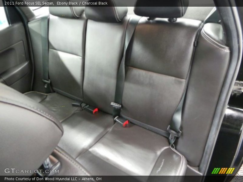 Ebony Black / Charcoal Black 2011 Ford Focus SEL Sedan
