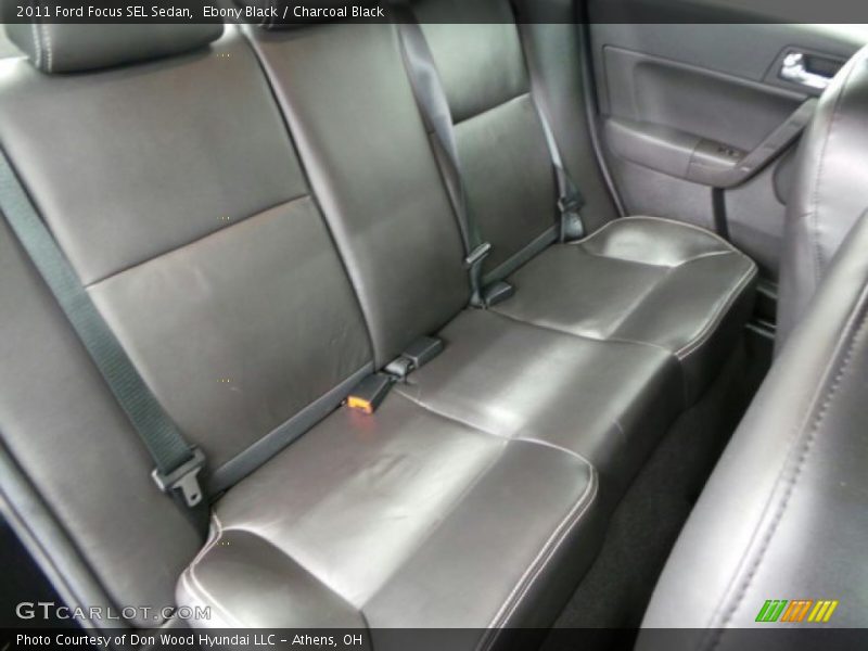 Ebony Black / Charcoal Black 2011 Ford Focus SEL Sedan