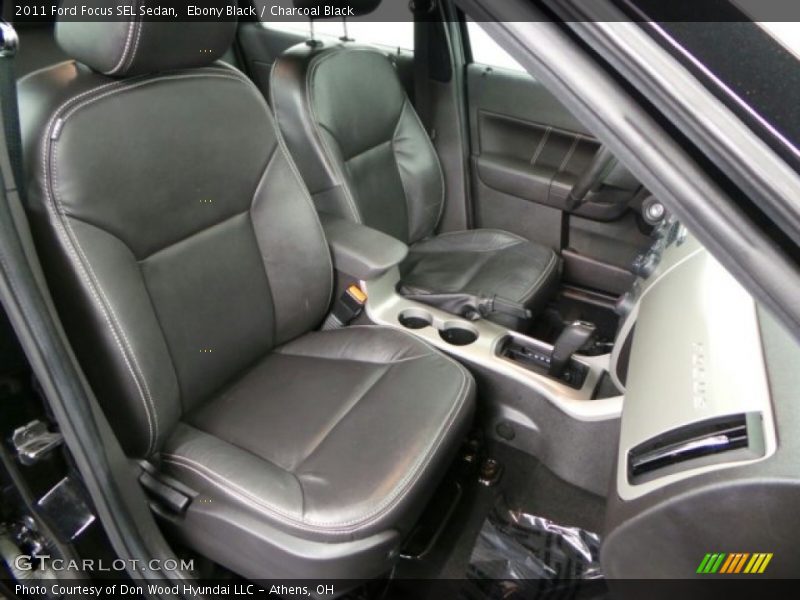 Ebony Black / Charcoal Black 2011 Ford Focus SEL Sedan