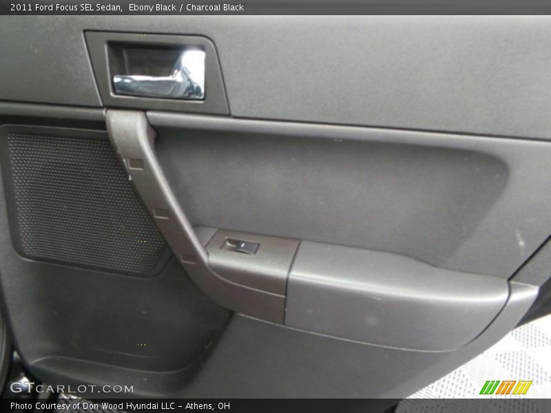 Ebony Black / Charcoal Black 2011 Ford Focus SEL Sedan
