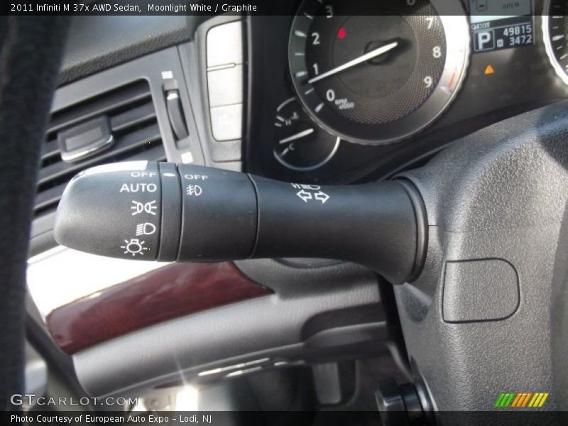 Moonlight White / Graphite 2011 Infiniti M 37x AWD Sedan