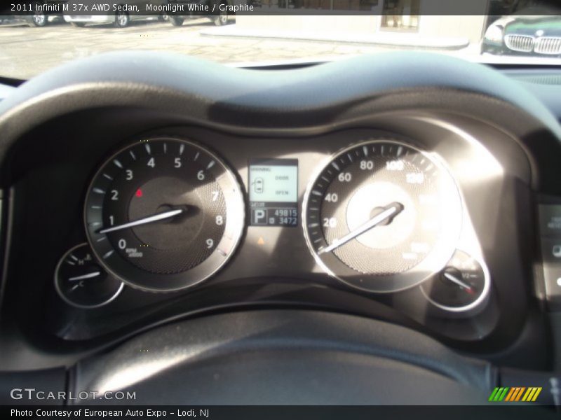 Moonlight White / Graphite 2011 Infiniti M 37x AWD Sedan